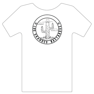 Camiseta Blanca Spiky y Logo Espalda (Back)